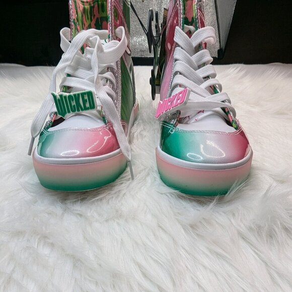 NWT Wicked Women's High Top Sneakers, Sizes 8 1/2 Multicolor - Picture 4 of 11